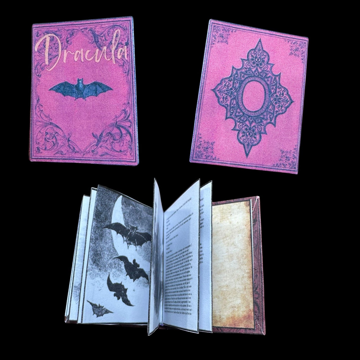 Printable Dracula Miniature Book - Instant PDF Download