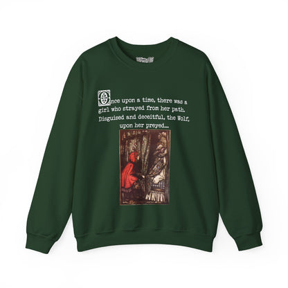 Little Red Riding Hood Classic Illustration Sweatshirt