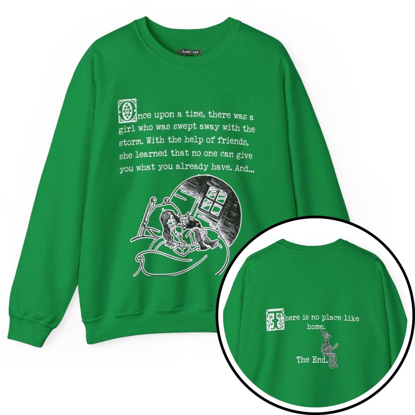 Wonderful Wizard of Oz Classic Illustration Sweatshirt