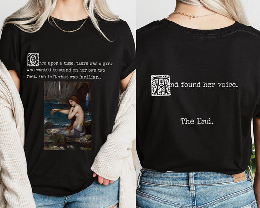 And Found Her Voice - The Little Mermaid Classic Art Unisex Short Sleeve Tee