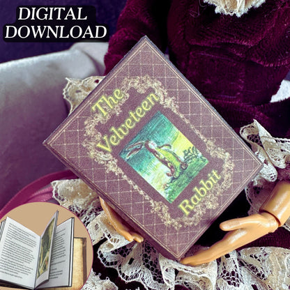 Printable The Velveteen Rabbit Miniature Book - Instant PDF Download