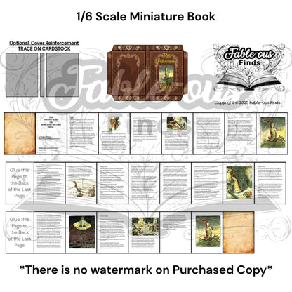 Printable The Velveteen Rabbit Miniature Book - Instant PDF Download