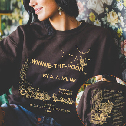 Classic Winnie the Pooh Book Cover Sweatshirt